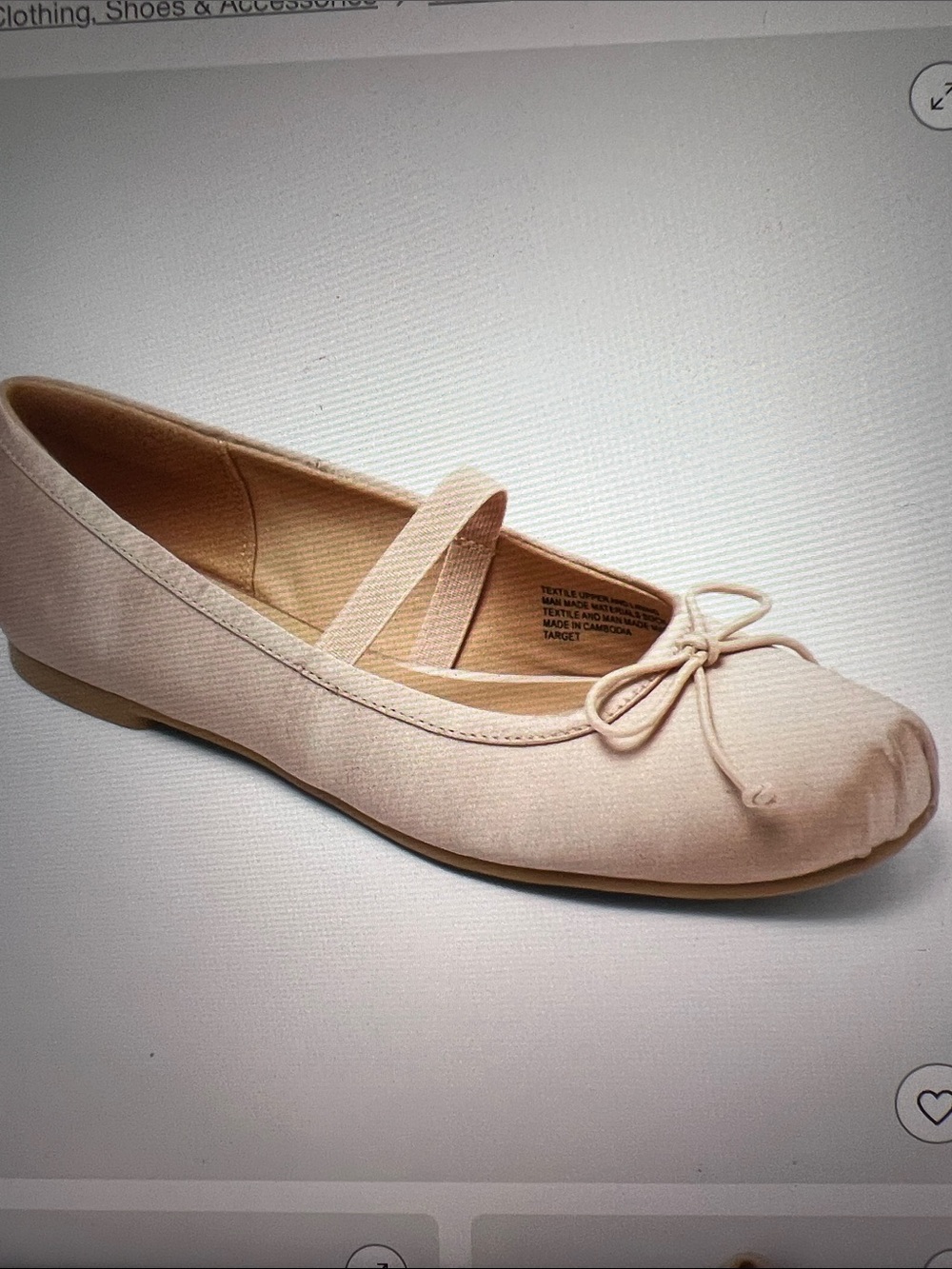 NWBOX Verona Satin Ballet Flats